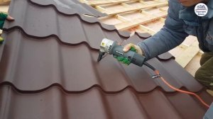 Как правильно резать Металлочерепицу? #металлочерепица #территориякровли