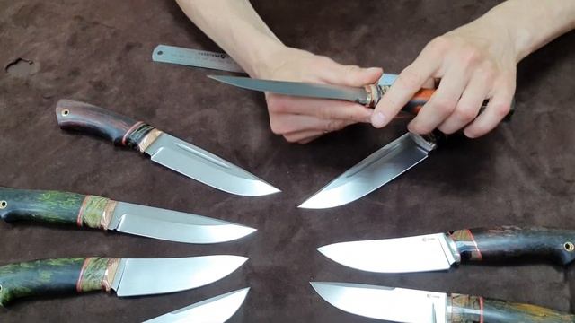 ножи в наличии из стали S390 от Мастерской Семина смотреть онлайн