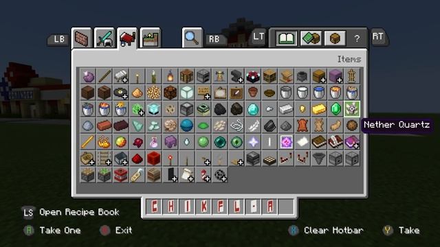 Minecraft Tutorial: How To Make A Chick-fil-A (Restaurant) "2019 City Tutorial" смотреть онлайн
