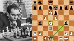 Михаил Таль красиво жертвует Ферзя. Отравленный Ферзь