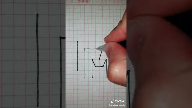 Рисуем объёмные буквы... смотреть онлайн