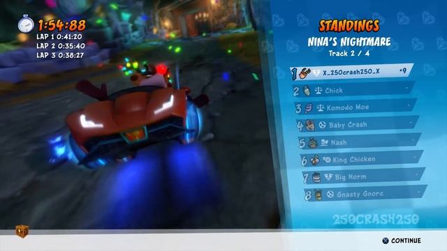 Crash Team Racing Nitro-Fueled - Bonus Cup on Hard + Mirror Mode смотреть онлайн