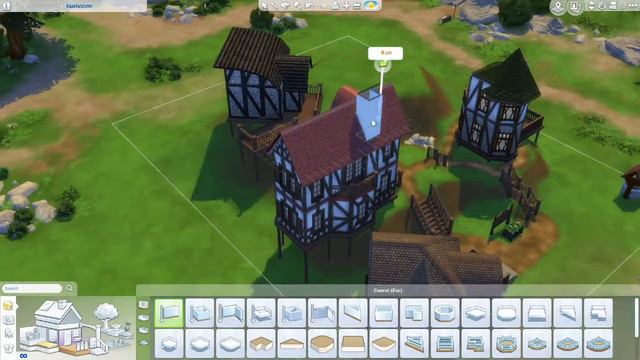 TINY VILLAGE / The Sims 4 speed build (no cc) смотреть онлайн