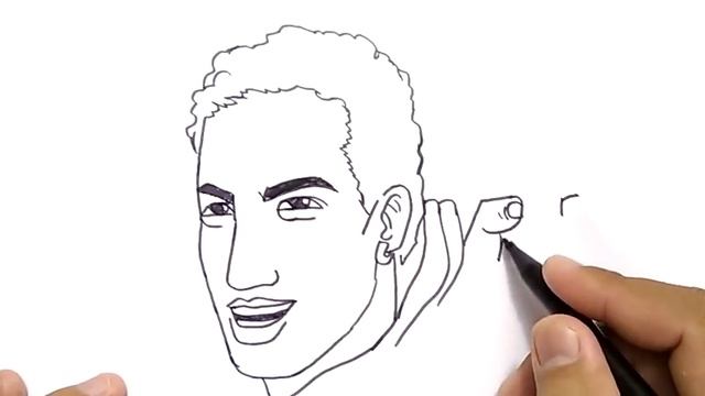 VERY EASY ! ,how to turn word NEYMAR into CARTOON for kids / how to draw NEYMAR смотреть онлайн