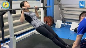 ГТО - Подтягивание на низкой перекладине