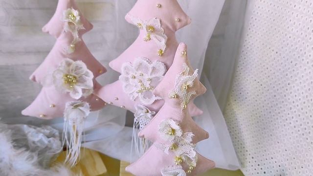 Новогодние елки в стиле Shabby chic смотреть онлайн
