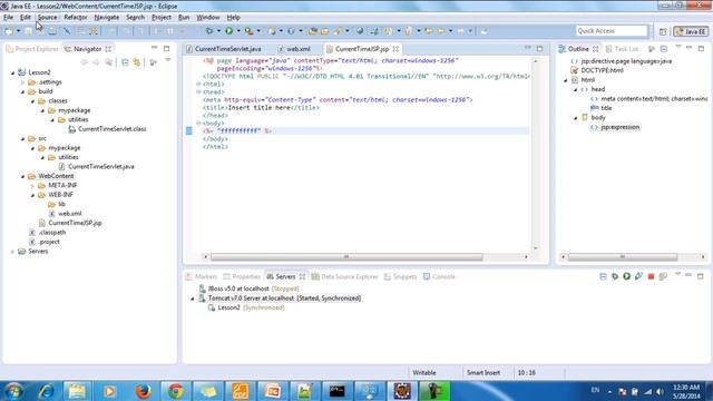 Getting started with Servlets & JSP - Lesson 2 - Servlets - Part 3 смотреть онлайн