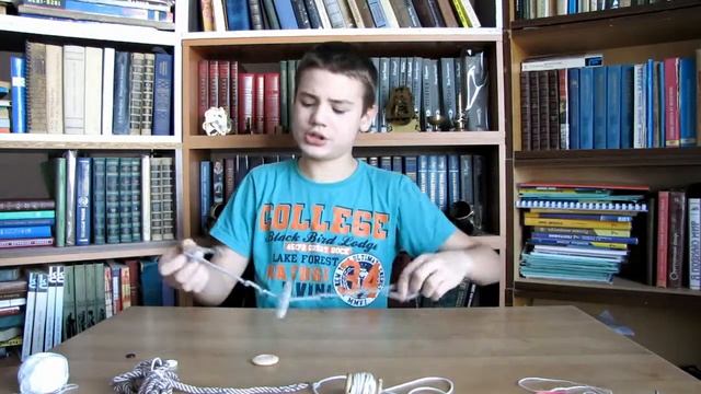 ШПИНДИЛЯКАЛКА из пуговицы и резинки, сделать игрушку, поделка, смотреть онлайн