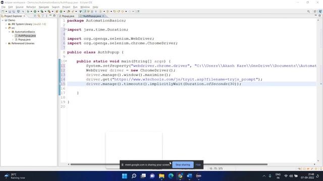 Session - 17 (How to Handle an Authentication popup in selenium) смотреть онлайн