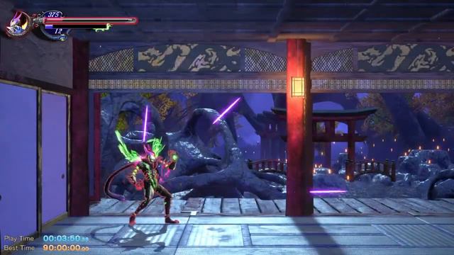 Bloodstained: Ritual of the Night - Boss Revenge Mode gameplay (Bathin vs Zangetsu) смотреть онлайн