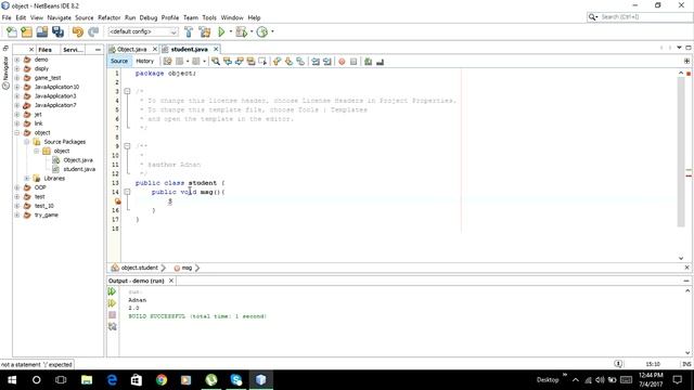 how to create object in java смотреть онлайн