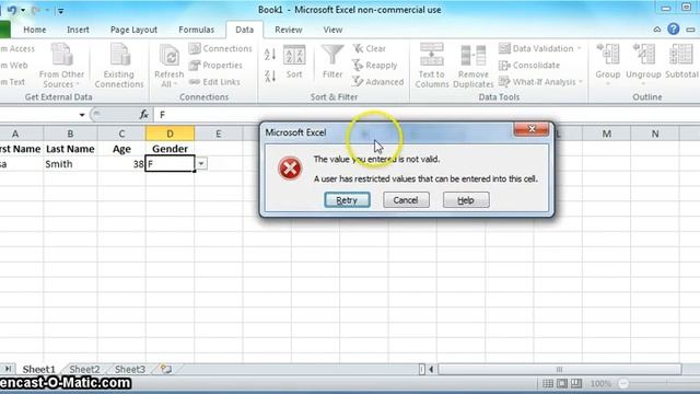 Microsoft Excel Tutorial - Creating a Drop Down List смотреть онлайн