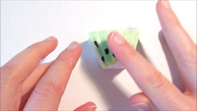 Miniature Kiwi Cane Video Tutorial - Polymer Clay Tutorial смотреть онлайн