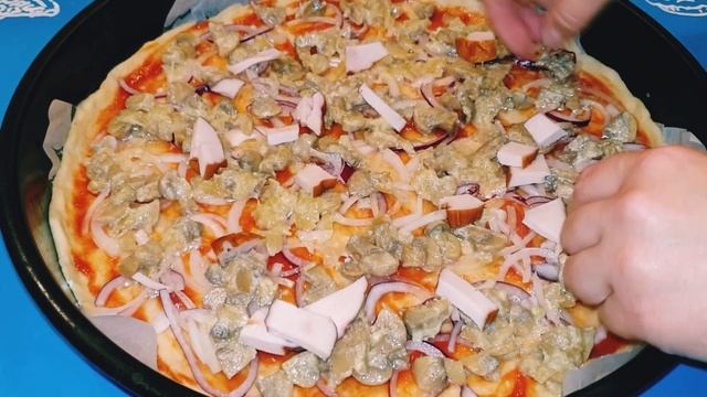 Домашняя пицца в духовке | #Пиццарецепт смотреть онлайн