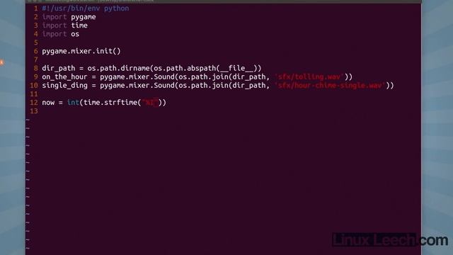 Cron Grandfather Clock with Python - Linux смотреть онлайн