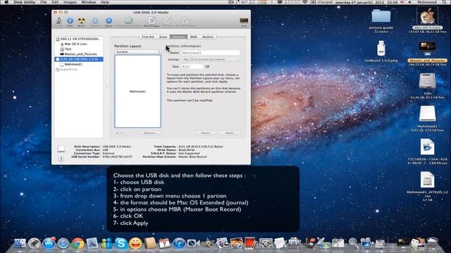 How to make Mac OS X Lion bootable USB disk for Windows PC using Unibeast смотреть онлайн