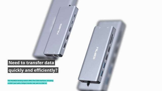 Laptop Docking Station Dual Monitor, 14 in 1 USB C Hub Multiport Adapter Dongle Review смотреть онлайн