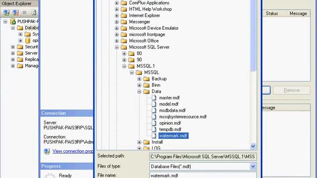 Techpush Project | How to Attach SQL Server Database using SQL Server Management Studio IEEE Projec смотреть онлайн