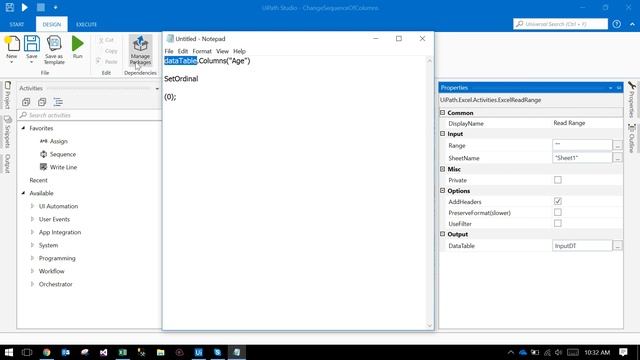 How to Change Datatable Columns Order | UiPath Excel Automation | UiPath Learner смотреть онлайн