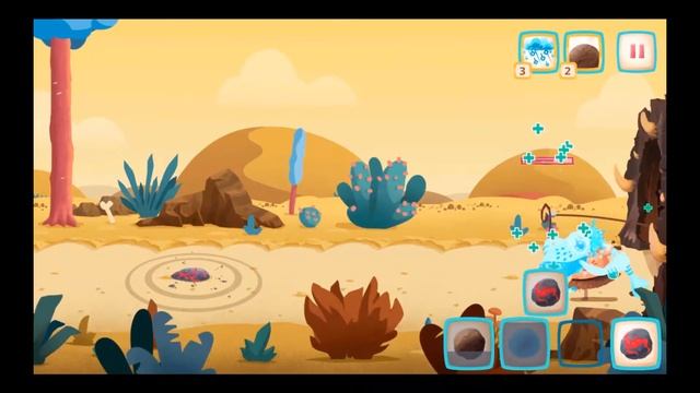 DINO BASH Dinosaur Army vs Caveman Defense Games Level 16-20 смотреть онлайн