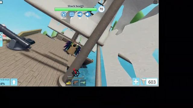 Trying out the MEGA flying Dutchman ROBLOX SHARKBITE смотреть онлайн