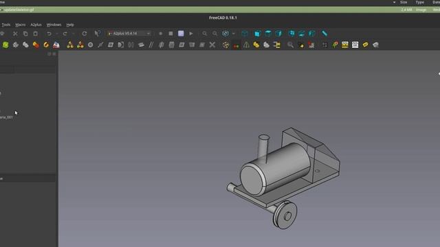 skeleton Update Macro FreeCAD смотреть онлайн
