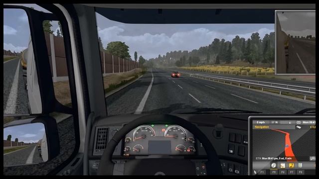 (PC) Euro Truck Simulator 2: How to get smooth steering settings [1080p] смотреть онлайн