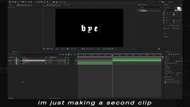 3d element text | after effects tutorial смотреть онлайн