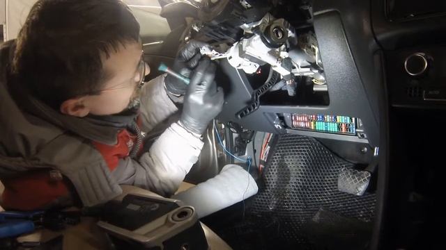 установка мультируля  фольцваген