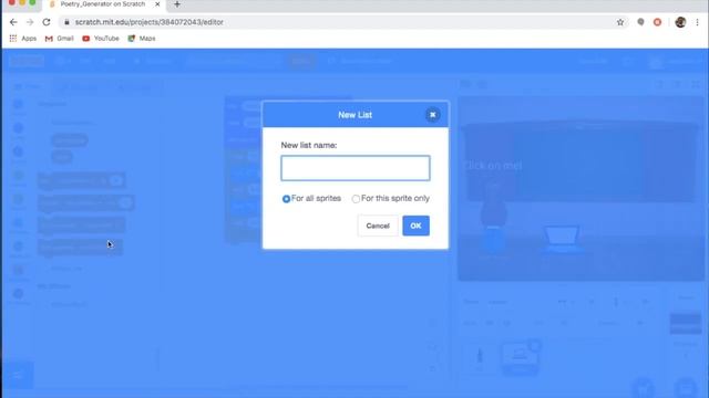 Scratch Poetry Generator смотреть онлайн