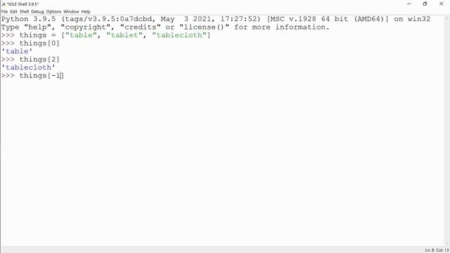 Python Basics - Negative Indexing of Lists - 19 смотреть онлайн