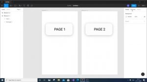 Move from one screen to another on button click in Figma | Figma tutorial