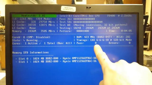 Memory Testing with Mem 86+ V 5.01 and the UBCD смотреть онлайн