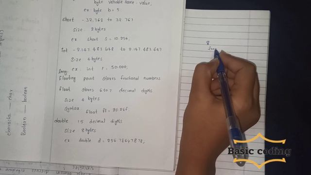 Data types in java | Telugu explanation | Basic Coding | смотреть онлайн
