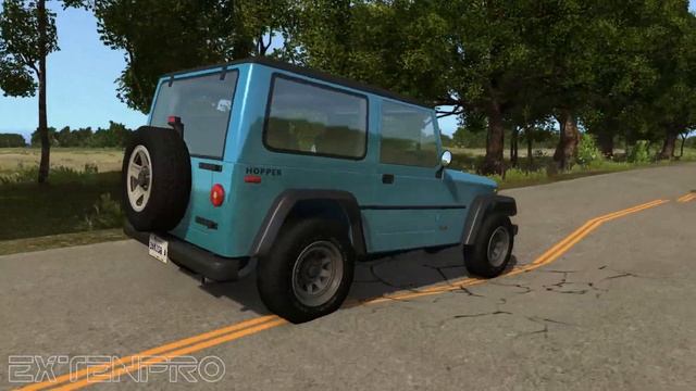 BeamNG.drive - By Cars on a Bumpy Road смотреть онлайн