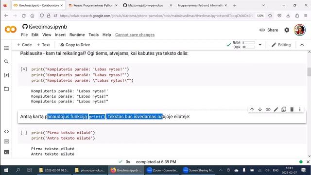 Python paskaita #1 | Aplinka. Komentarai. Išvestis. Matematiniai veiksmai | 2023-02-07 смотреть онлайн
