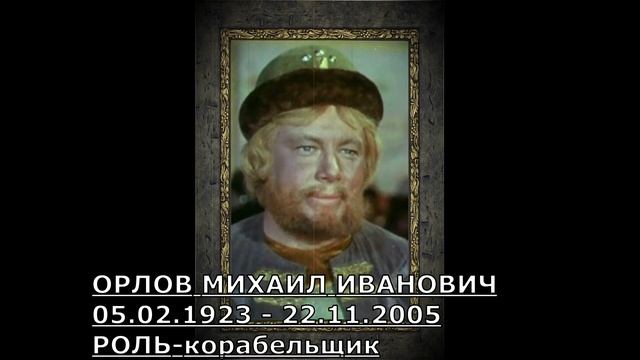 УШЕДШИЕ АКТЁРЫ ИЗ ФИЛЬМА СКАЗКИ (СКАЗКА О ЦАРЕ САЛТАНЕ)(1966) смотреть онлайн