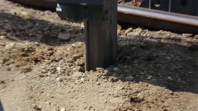 Intermat 2015: Демо площадка, забивка стальной сваи смотреть онлайн