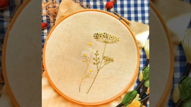 Вышивка для куклы (Embroidery for doll) смотреть онлайн