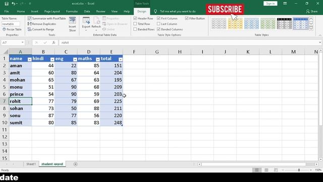 Format as Table Option | Cell styles Option | merge style | Explained | Excel 2019 | computer time смотреть онлайн
