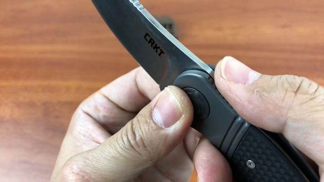 Нож "Hootenanny" Aluminium/Carbon, 8Cr13MoV, K300KXP от CRKT смотреть онлайн