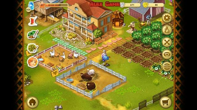 Farm Up Level 21 Turkey, making bricks Ферма Джейн Уровень 21 Покупка индюка, делаем кирпичи смотреть онлайн