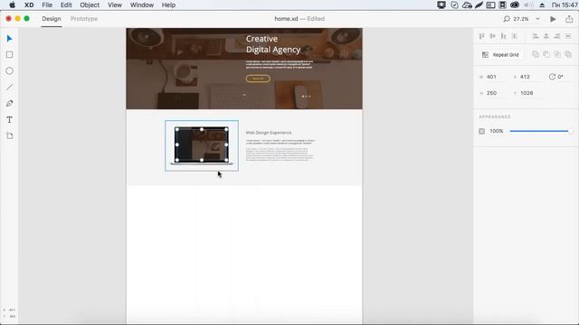 Создание дизайна сайта в Adobe XD. Мастер веб-дизайна 3 смотреть онлайн