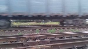 «Совпадение поездов в одном направлении большая редкость» ЭР2-510 и ВЛ11М-144 с приветливой бригадо