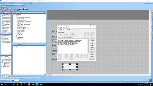 Writing data from Intouch to SQL using Blind list, and using SQLDataGrid to access the Database. смотреть онлайн