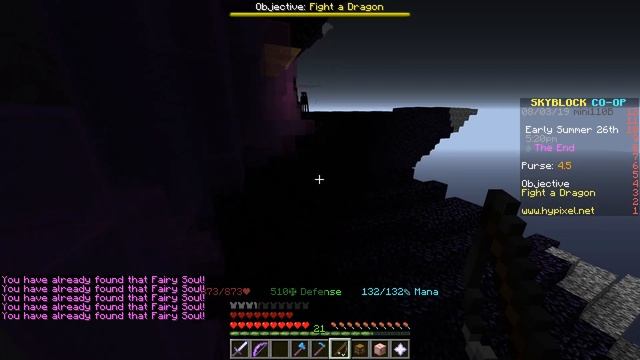 Все 12 Fairy Souls на End Island (Острове Края) | Hypixel Skyblock смотреть онлайн