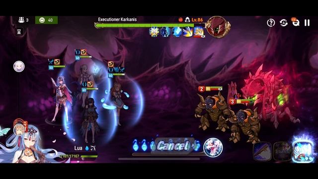 Epic Seven Nightmare Hell Raid 2 of 5 - Executioner Karkanis - Consistent & stable - standard build смотреть онлайн