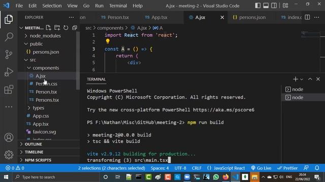 typescript in react 3/3 - בעברית смотреть онлайн