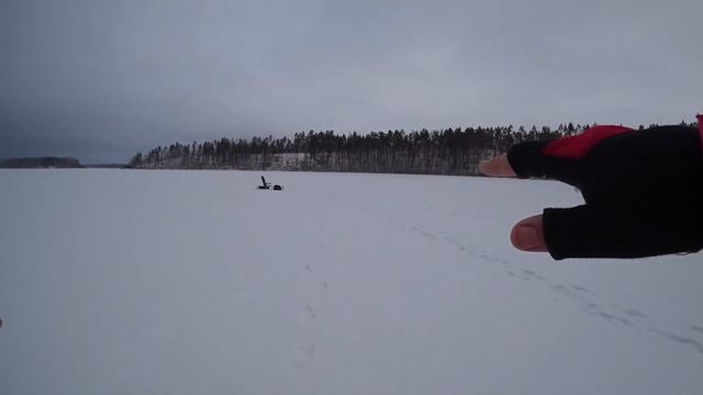 Озеро Чебаркуль раздаёт.Когда угадал с местом.