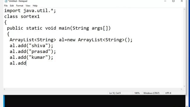 Sorting elements in collection || java collection framework in telugu смотреть онлайн